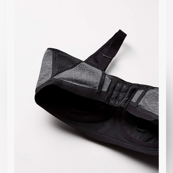 Wacoal 855229 Gray with Black Trim Sports Convertible Underwire Bra.  Size 38DD. - Picture 4 of 13